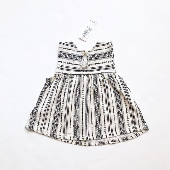 Old Navy NWT black/white fit & flare top 12-18m - Picture 4 of 4